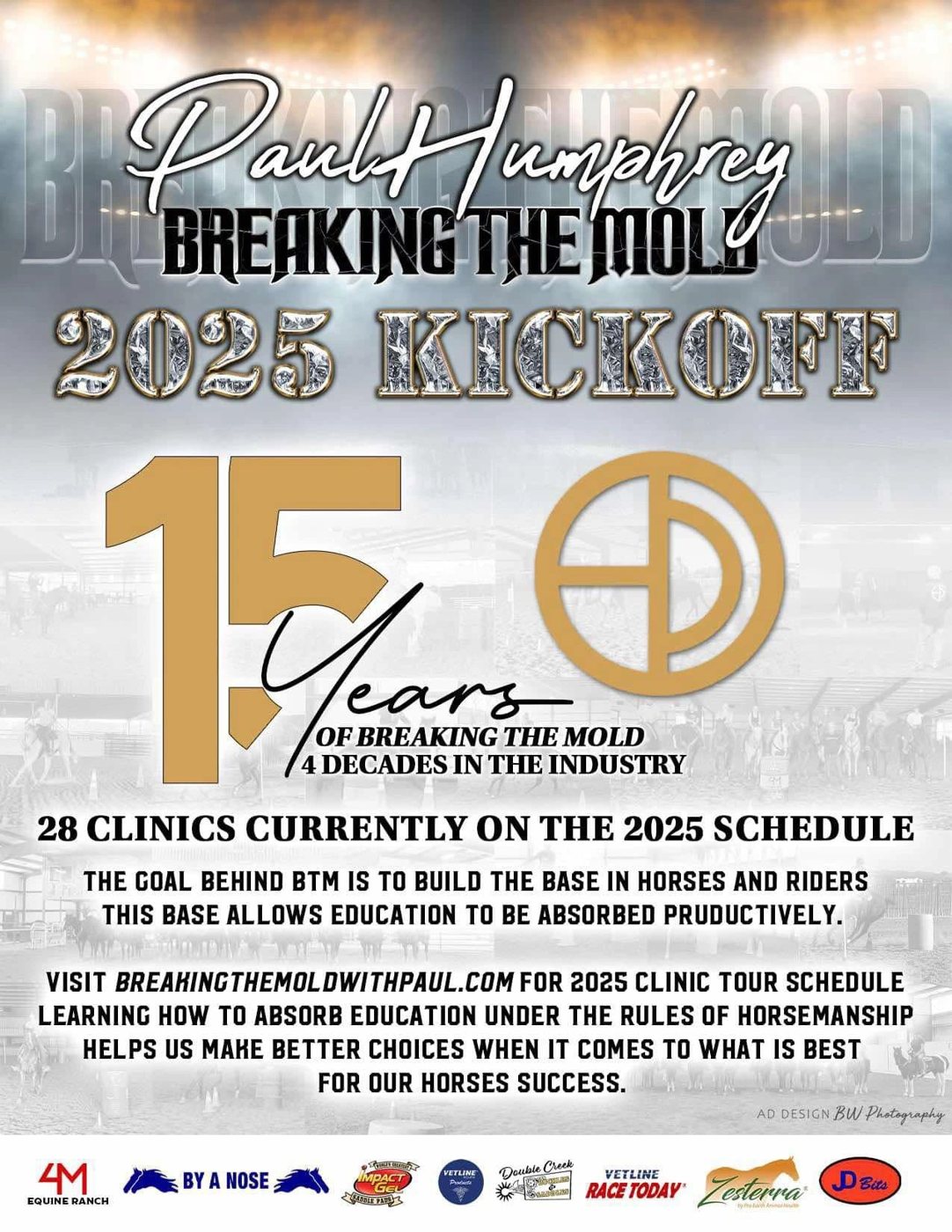Breaking the Mold 2025 kickoff flyer: 15 years of Breaking the Mold