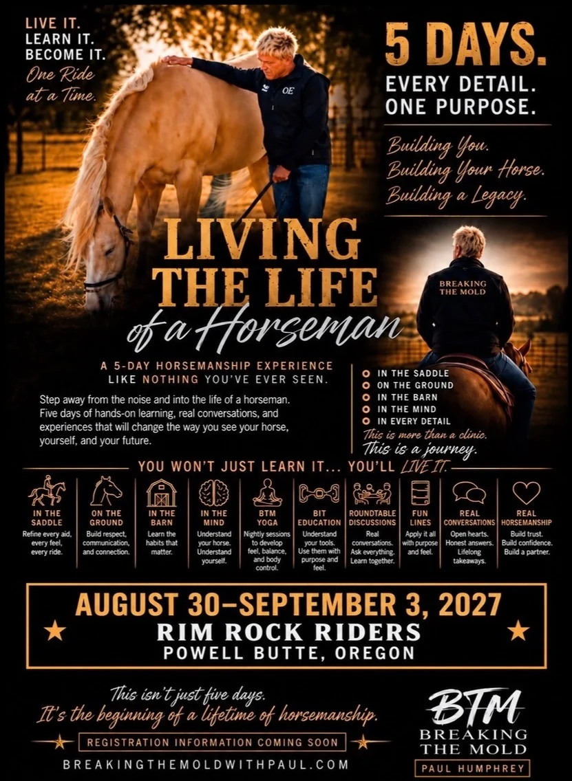 Living the Life of a Horseman flyer